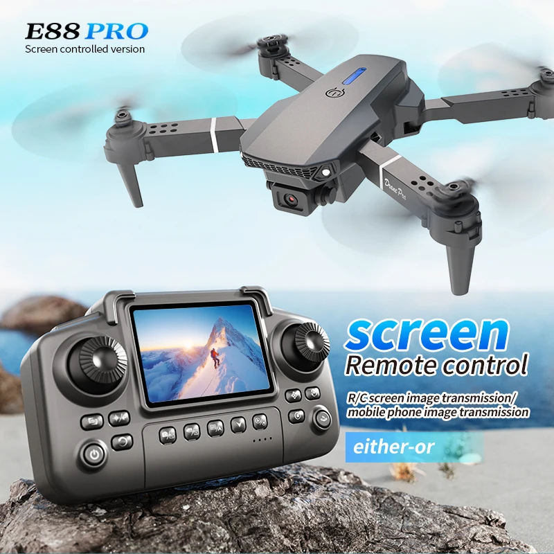 Drone Rc App - Профессиональный дрон E88 PRO с экраном