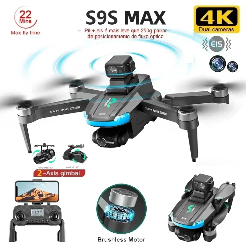 Drone Rc App - НОВЫЙ S9S MAX MINI Drone 4K