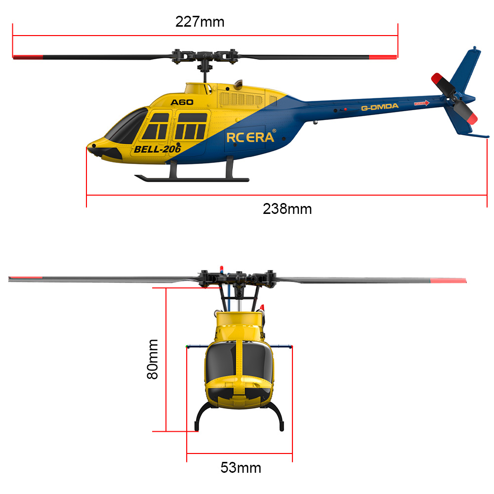RC ERA A60 4-канальный вертоле – обзор и цена Rc Helicopter Gyro