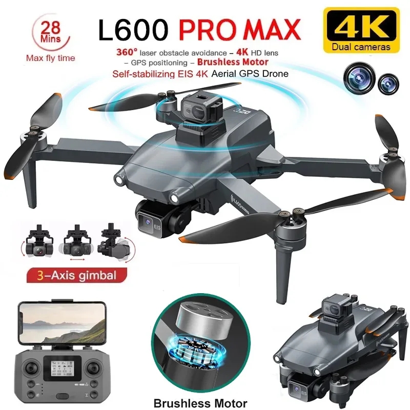 L600 PRO MAX GPS Дрон Професси – обзор и цена Drone Rc App