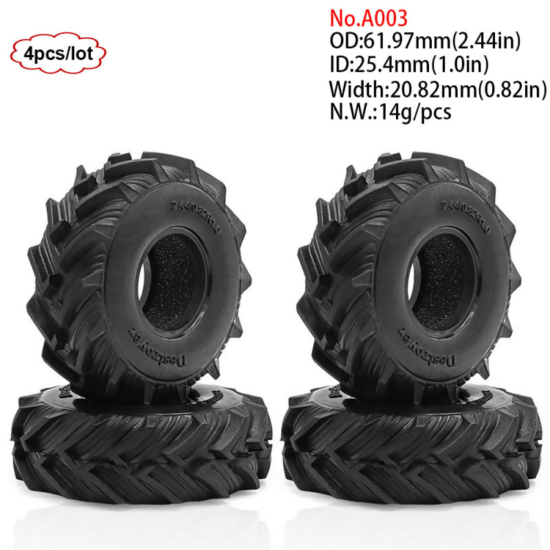 Комплект из 4 шин и дисков 1.0 – обзор и цена Rc Rock Crawler