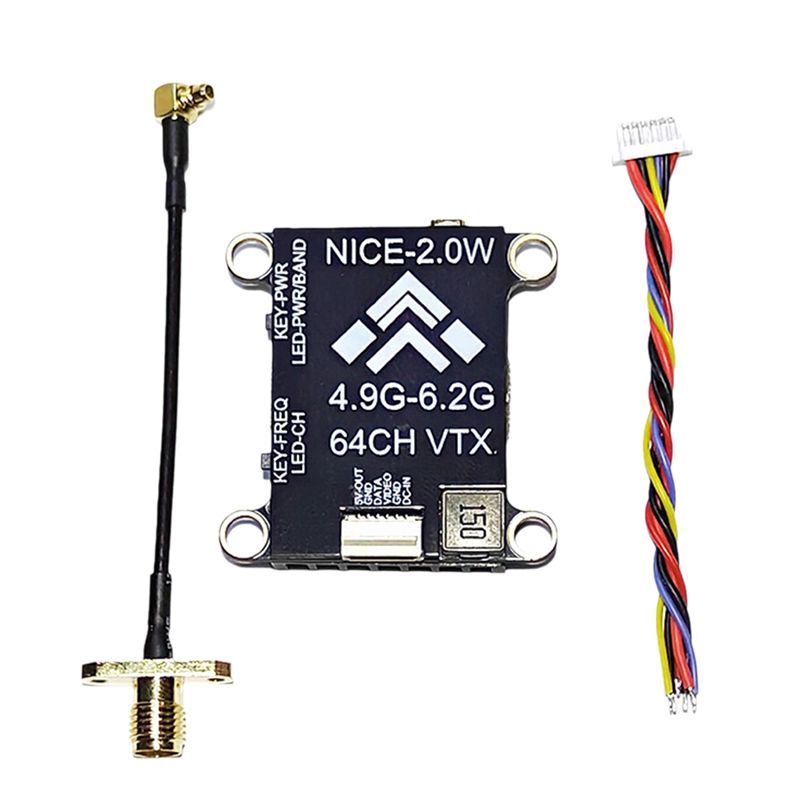 B68A 5.8G 2W VTX 2000Mw 64CH F – обзор и цена Drone Without Rc